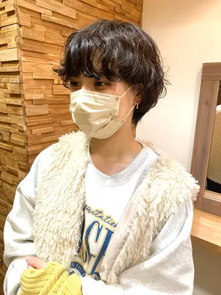 ショート パーマ gotoday shaire salon 神戸三宮所属・ショート/パーマ/ MIOのヘアスタイル