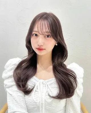 ロング カラー ミディアムヘア Chifumiのヘアスタイル