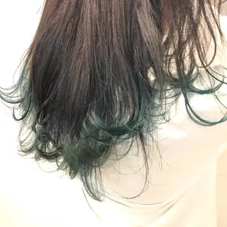 セミロング カラー 無料カットモデル募集 BLINK京橋店のヘアスタイル