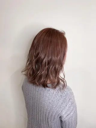 カラー YUDU🍊 germe/ジェルムのヘアスタイル