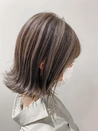 ミディアム カラー LA KING GINZA TOKYO所属・🧡ショートの達人 🧡SHOのヘアスタイル