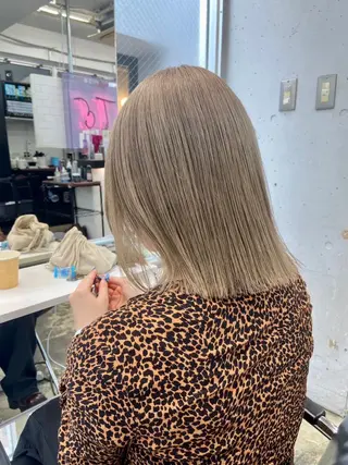 カラー 🌈ベージュ艶髪🌈 ユウトのヘアスタイル