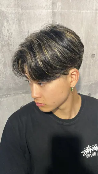 ミディアム Maison所属・メンズ特化 浜本志厳のヘアスタイル