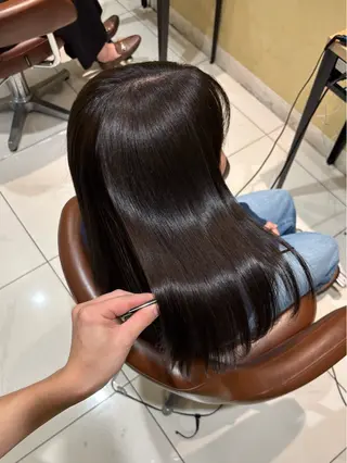 ロング カラー 🦋レイヤー✖︎ 髪質改善🦋リョウヤのヘアスタイル