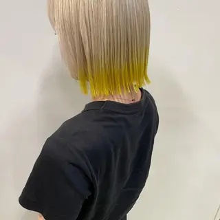 ショート カラー 心斎橋 美髪職人　近江のヘアスタイル