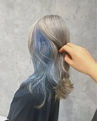 ロング カラー CS made by SHACHU 栄所属・山田 瑛司のヘアスタイル