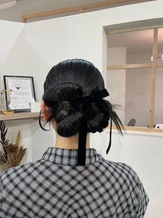 ロング ヘアアレンジ hair salon Lihina所属・韓国ヘア🇰🇷 FUMINAのヘアスタイル