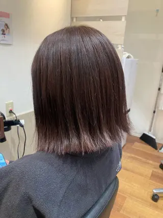 セミロング MOLLASALON 浅香山店所属・ツジ モモカのヘアスタイル