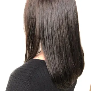 セミロング カラー 艶カラー🌙縮毛矯正 /ボブ【Reina】のヘアスタイル