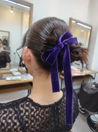 ヘアアレンジ LUXbe博多バスターミナル店所属・澤田 あきのヘアスタイル