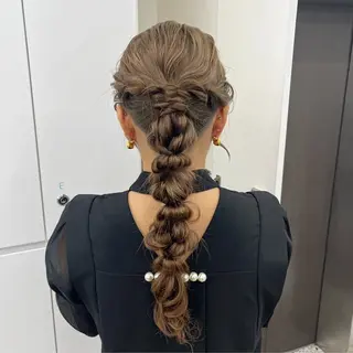 ロング 暖色/ミルクティ/ 艶髪⭐️honokaのヘアスタイル