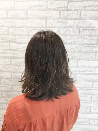 ミディアム カラー NYNY四條畷店 森 亮人のヘアスタイル