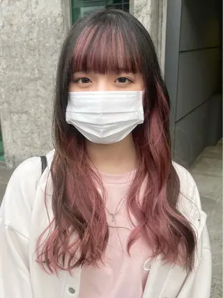 ロング カラー ヘアアレンジ 柔らかカラー/ レイヤーYUTO🧋のヘアスタイル