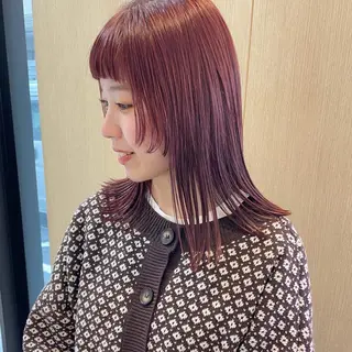 ミディアム 【ボブ/個室サロン】 癒し空間mimuraのヘアスタイル