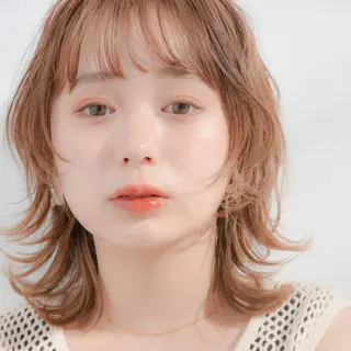 ミディアム 伊藤メイ /ヘアセット/メイクのヘアスタイル