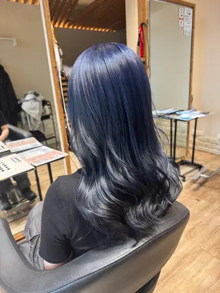 ロング カラー 関口 友行のヘアスタイル