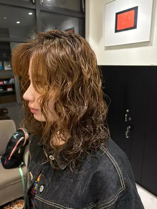 セミロング パーマ Cos&Co. BeautySalon所属・🌟横浜美容室🌟 土岐聖のヘアスタイル
