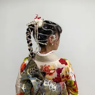 ヘアアレンジ シールエクステ✨️韓 国羽エクステ🪽和希のヘアスタイル