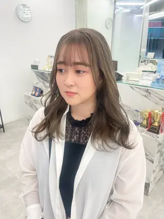 ロング カラー ヘアアレンジ 【Sweep】おじま のぞみのヘアスタイル