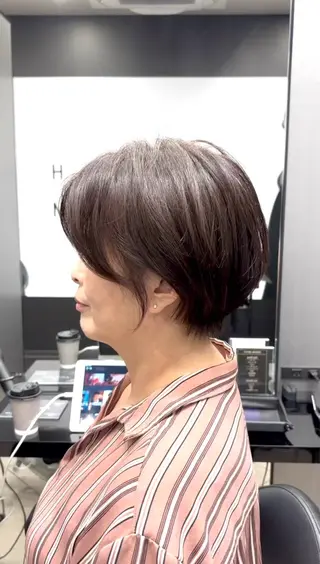 ショート HARUKI  MINATO Japan広島紙屋町店所属・hmj紙屋町店 脊戸智志のヘアスタイル