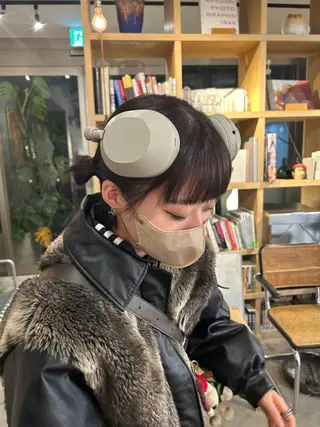 カラー 植田 瑠菜のヘアスタイル