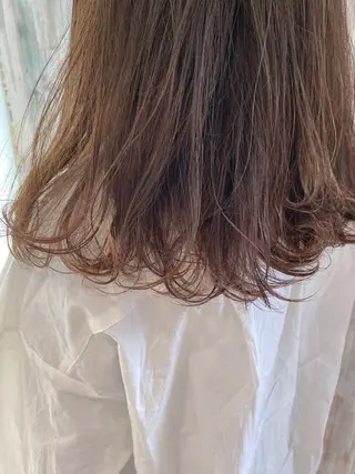 セミロング カラー ✴︎まえた さやか✴︎のヘアスタイル