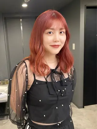 ミディアム 片山 朝陽のヘアスタイル