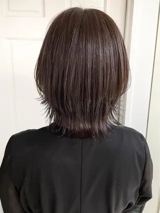 ミディアム カラー 🌟透明感カラー🤍 🩵🌟金子直美🧸のヘアスタイル