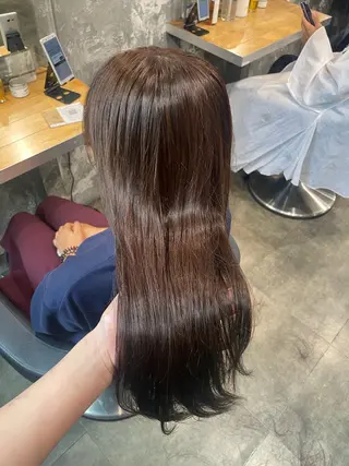 ロング カラー 🤍ベージュ/透明感 韓国ヘア/まりん🤍のヘアスタイル