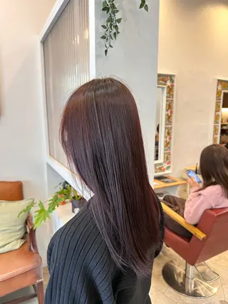 ロング カラー 村上 滉弥のヘアスタイル