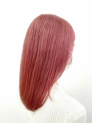 セミロング カラー 笠原 健人のヘアスタイル