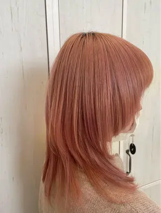 ミディアム カラー 🫧美髪矯正/ 髪質改善/藤平健太のヘアスタイル