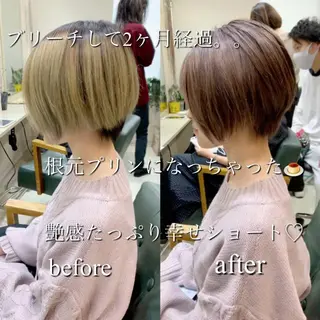 ショート 【全部無料🙇】 おがわようしんのヘアスタイル