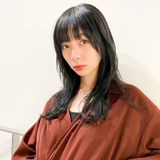 ロング カラー 美髪/デザイン /　湯本　哲也のヘアスタイル