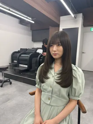 ロング 池袋/韓国/レイヤー 髪質改善/村上けいとのヘアスタイル