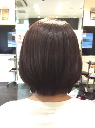ショート ボブスタイル/ 透明感カラー/八幡のヘアスタイル