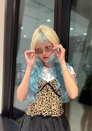 ロング カラー ヘアアレンジ Daisy🎀天神・ 大名サロン🎀Rioのヘアスタイル