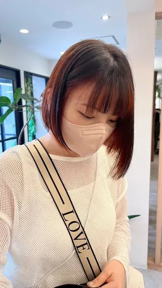 カラー 綾香 /透明感カラーのヘアスタイル