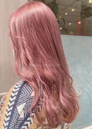 ロング カラー 韓・中華美女ヘア 🇰🇷×🇨🇳のヘアスタイル