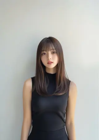 セミロング ハイライトカラー /YUIのヘアスタイル