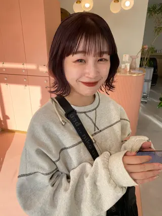 ショート カラー akim kaminoke所属・矢場町 🌟yopiのヘアスタイル