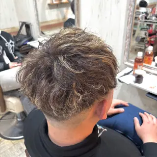 ショート パーマ メンズ 💥桜木町メンズ特化 💥ルキのヘアスタイル