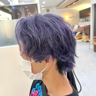 カラー メンズ アグヘアーシータ所属・🤩メンズカット/ パーマ山本🤩のヘアスタイル