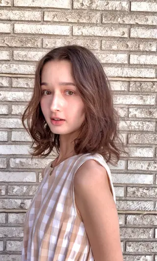 ミディアム パーマ 無料カットモデル募集 / Juanのヘアスタイル