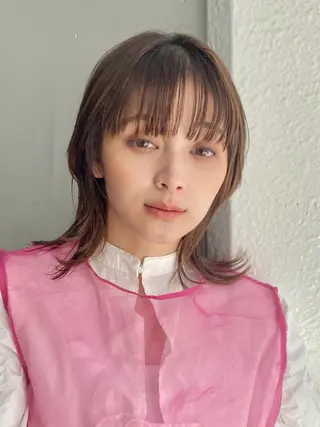 ミディアム カラー yiye 青山所属・無料カットモデル募集 🌱ひょうがのヘアスタイル