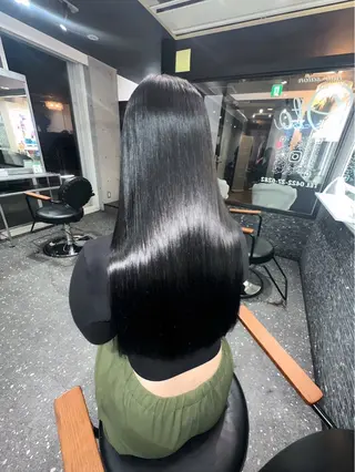 ロング カラー パーマ 髪質改善⭐️縮毛矯正 吉祥寺⭐️Rinaのヘアスタイル