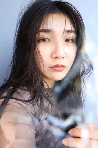 ロング yukii所属・角岡 真帆のヘアスタイル