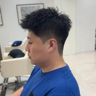 ショート パーマ メンズ SALOWIN名古屋Suite店所属・名古屋のメンズ特化 美容師/わたるのヘアスタイル