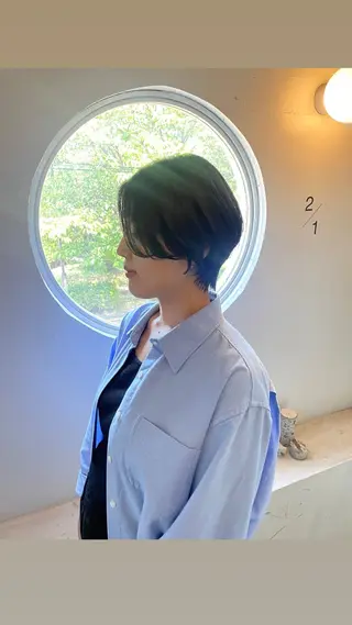 ショート ユキナ／和歌山美容室 /lanugoのヘアスタイル