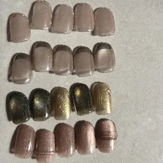 ネイル Ray. ちゅるん系ニュアンスのネイルデザイン